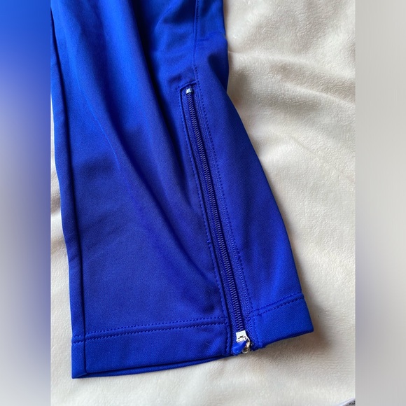 Nike Blue Athletic Sweatpants with Zippers on legs - Picture 6 of 6